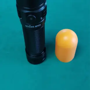 Sofirn DIF28 橙色軟橡膠擴散器, 用於 Sofirn SP35 手電筒 1 個