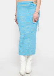 Sky Chasing The Sun Midi Skirt