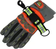 Firefighter Glove Strap | Glove Holder with Glove Leash Swivel Snap Hook,Refl...