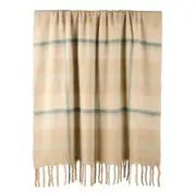 Amalfi Braxton Wool Blend Woven Throw Multi-Coloured 130x180x1cm