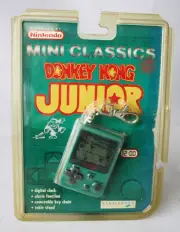 1998 DONKEY KONG JUNIOR MINI CLASSICS KEY CHAIN GAME WATCH NINTENDO NEW SEALED !