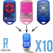 10 x ATA Garage/Gate Door Compatible Blue Remote PTX-4 Securacode PTX4 GDO2v5