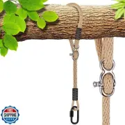 SELEWARE Tree Swing Rope Hammock Tree Straps hanging Kit, Adjustable Rope Fas