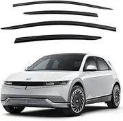 Smoke Window Visor Sun Rain Vent Guard 4 Pcs Set Compatible with 2022~ IONIQ 5 Electric Out Channel Visor (K-901-190)