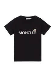Moncler Kids Logo Stretch-cotton T-shirt - Navy - 6 Months 6 months