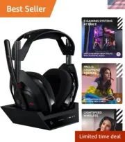 Astro A50 Omni-Platform Wireless Gaming Headset + Base Station for PS5, Xbox,...