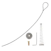 Small Lock of Door Latch Wire Gate Cable Pull Opener Garden Hardware Cord