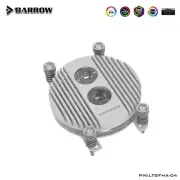 Barrow CPU Water Block Copper for AMD RYZEN 3 5 7 9 AM4 AM5 LTGFHA-04 White