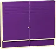 Semikolon Accordion with Elastic Band Closure, Plum