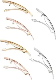 Generic 6pcs Women Hair Clips Geometric Hair Clip Hair Barrettes for Smooth Surface Hairpins for Girl Ladies Barrettes Hair Accessories for Women Clips Spring Clips for Women Hair Pin