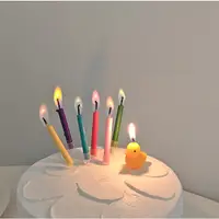 在飛比找蝦皮購物優惠-[台灣出貨] 彩色蠟燭 生日蠟燭 裝飾蠟燭 蛋糕蠟燭 生日裝