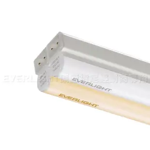 【Everlight 億光】二代 2呎 LED 支架燈 850/800LM T5層板燈(白光/黃光1入)