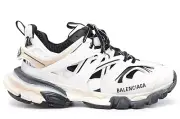 Balenciaga Track Sneaker Black White Distress Worn Out Platform Flat Trainer 40
