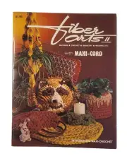 Fiber Arts II Maxi-Cord Macrame Crochet Basketry Weaving Home Decor Animals 1977