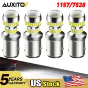 4pc 1157 7528 LED Reverse CANbus Backup Light Super White No Error 360° Beam EON (for: Renault)