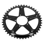 Black 44T Chainring for Bafang MidDrive Motor Made of 7075 Aluminum Alloy