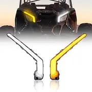 LED Front Turn Signature Light, for CAN-AM, for Maverick X3 XDS XRS Max Turbo R 2017-2022 Fang Lights LED Center Grill Light