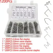 1200PCS Bumper Repair Kit Plastic Welding Kit Auto Plastic Repair Hot Staples