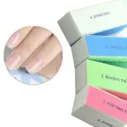 4 in 1 NAIL BUFFER Fine Grit Smooth Polish&Shine Remove I8Q Ridges V7H5 9* Y0N2
