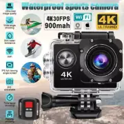 4K Sport Action Camera Ultra HD 20MP WiFi Driving Diving Camera Waterproof 32GB