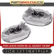 2x Front Side Brake Calipers for Lexus GS300 18-19 GS430 06-07 RC350 IS300 16-21 (for: Lexus)