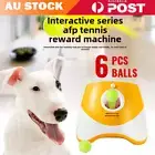 Auto Dog Ball Launcher Thrower Automatic Tennis Fetch Throwing Machine 6 Balls-