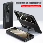 For Samsung Galaxy Z Fold 6/5 Hinge Protective Kickstand Case+Screen Protector