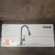 NEW Kohler Tyne Single-Handle Pull-Down Sprayer Faucet Matte Black R21415-BL