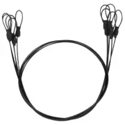 Stainless Steels Looped Cable Braided Safety Cable Wire with Double Looped End