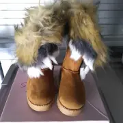 Krazy Kicks Faux Fur Booties - Youth Size 11 - FREE SHIPPING