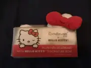 New The Creme Shop x Hello Kitty Signature Red Bow White Plush Spa Headband Cute