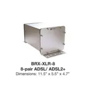 *NEW* POSITRON BRX-XLR-8 - IP65 Enclosure 4xBRX-XLR-M (8 Amplified ADSL2+ Pairs)