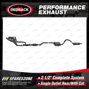 Redback 2 1/2" Complete System Single Outlet Rear for Holden Commodore VN VP VR