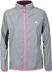 [TRESPASS] Women's Lumi Active Windproof and Waterproof Cycling and Running Outdoor Luminous Jacket