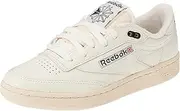 [Reebok] Unisex Club C 85 Vintage Trainers, Chalk/Core Black/Paperwhite