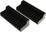 MagiDeal 2 Pcs. Game Cards Box Storage Stand Each Stand Hold 12 Pieces of Cardboard