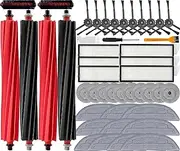 YBVABE Replacement Parts Compatible with Roborock S8 Max/MaxV Ultra Robot Vacuum (Not for S8 Pro Ultra), 45 Pack Includes Roller Brushes, Filters, Side Brushes, Mop