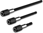 3 Pcs 0.6Cm Hex Shank Quick Release Bar Socket Screwdriver Bit Holder, Magnetic