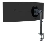 Clamp-on Single Ultra Wide Monitor Desk Mount, Low Profile Heavy Duty Adjusta...