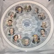 Wedgwood Display Dinner Plate 2000 Millenium Art and Music Edition Mint NIB