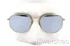 New Ray-Ban Hexagonal Arista Gray Flash Sunglasses RB3548N 001/30 54-21 $196