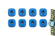 Associated RC10F6 Camber Bushings aluminum ASC8661