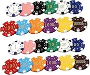 Educational Math Toys Pcs Mahjong Chips Boys and Girls Rewarding Tokens Sorting Counting Game Coins Sturdy Poker Chips Props