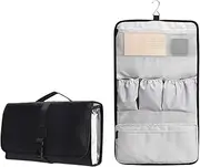 BLAZDEVE Travel Carrying Case for Dyson Airwrap Styler and Attachments, Hang Storage Bag with Metal Hanging Hook, Travel Storage Bag for Airwrap Styler and Hair Accessories, Black