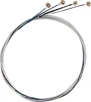 SAVITA 4/4 Violin String Universal Set Classic Silver String (GDAE) Steel Core with Nickel-Plated Ball Head for Violin Instruments