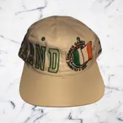 New Rare Vintage 1996 Olympics Ireland, Starter Snapback Hat, White/Green/Orange