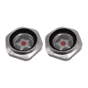 2 pcs 3/4" NPT Air Compressor Oil Sight Glass fits Rolair 5715K17