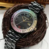 在飛比找momo購物網優惠-【COACH】COACH蔻馳女錶型號CH00165(黑色錶面