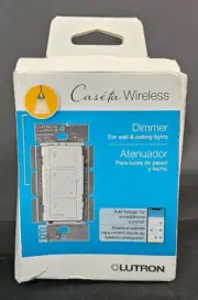 Lutron Caseta Smart Home Dimmer Switch Works with Alexa. White