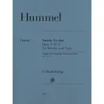 胡梅爾：降E大調中提琴奏鳴曲 作品5 第3號 (原典版) HUMMEL：VIOLA SONATA EFLAT MAJOR